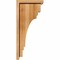 Ekena Millwork Pescadero Rough Sawn Corbel w/Backplate, Western Red Cedar, 8"W x 10"D x 22"H COR08X10X22PEC01RWR - alternate 3